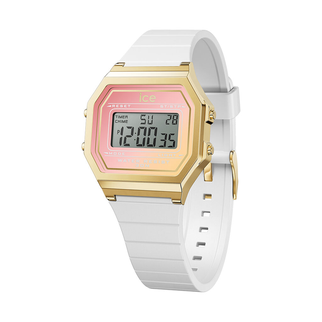 Montre Ice Watch Digit Retro Corail - Montres Femme | Histoire d’Or