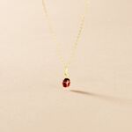 Collier Helidie Coccinelle Or Jaune - Colliers Enfant | Histoire d&rsquo;Or