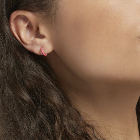 Créole Unitaire Argent Blanc Samba - Boucles d'oreilles créoles Femme | Histoire d’Or