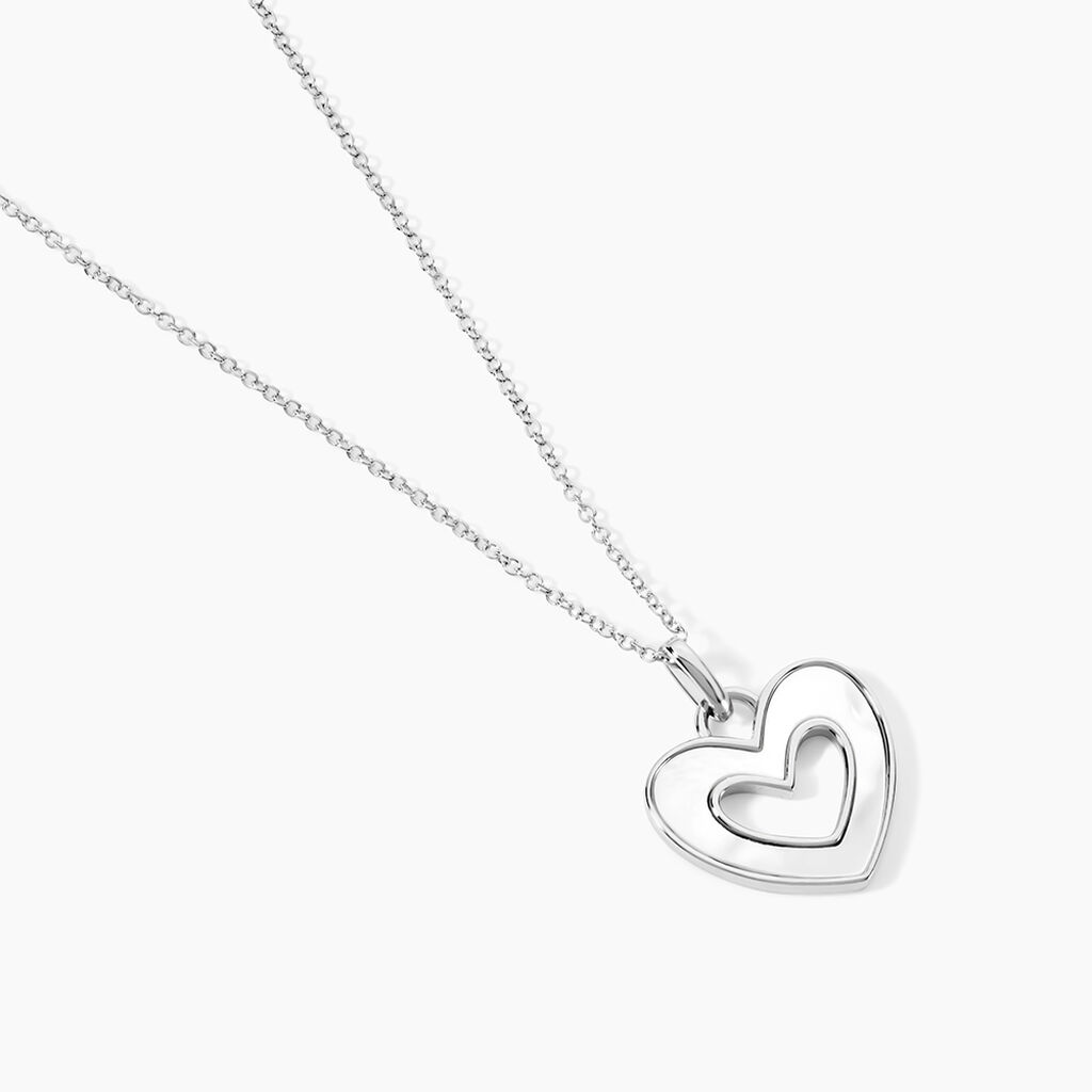Collier Clarity Argent Blanc Nacre - Colliers fantaisie Femme | Histoire d&rsquo;Or