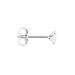 Boucle D'oreille Puce Unitaire Niels Argent Blanc Oxyde De Zirconium - Boucles d'oreilles fantaisie Homme | Histoire d’Or