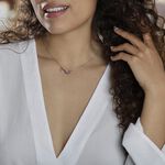 Collier Abelae Argent Blanc - Colliers fantaisie Femme | Histoire d&rsquo;Or