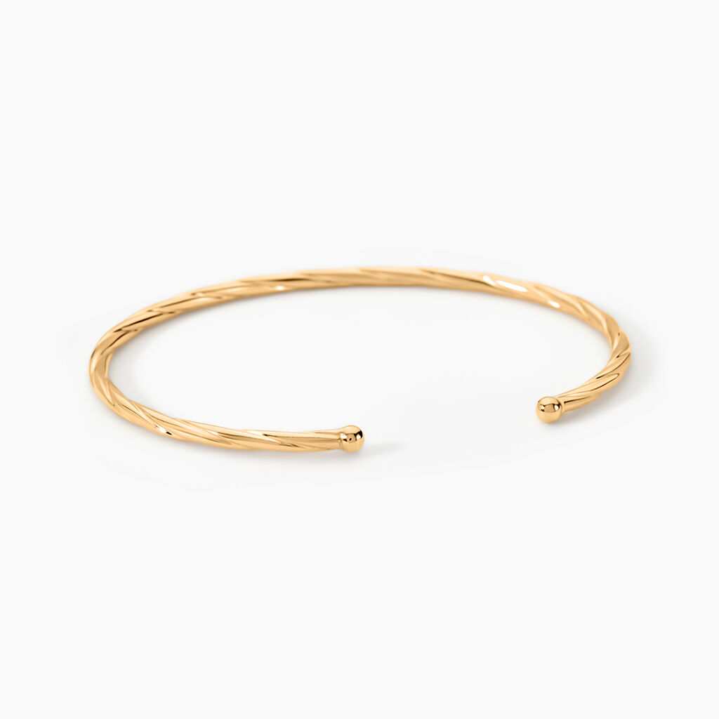 Bracelet Jonc Bohemian Plaqué Or Jaune - Bracelets joncs Femme | Histoire d’Or