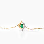 Collier Lydia Or Jaune Emeraude - Colliers Femme | Histoire d&rsquo;Or