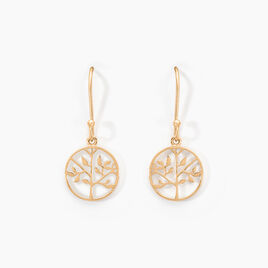 Boucles D'oreilles Pendantes Plaqué Or Jaune Galvina - Boucles d'oreilles fantaisie Femme | Histoire d’Or