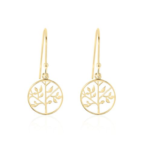 Boucles D'oreilles Pendantes Plaqué Or Jaune Galvina - Boucles d'oreilles fantaisie Femme | Histoire d’Or