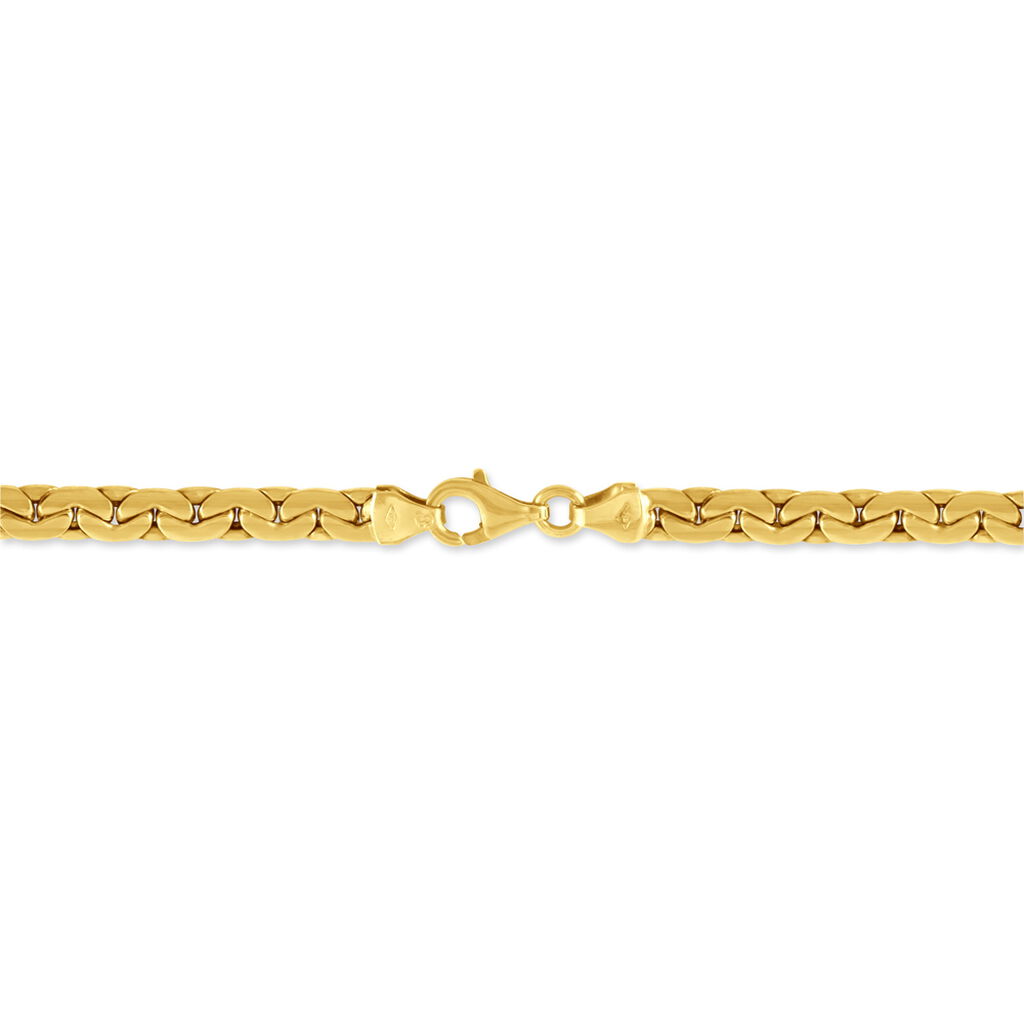 Bracelet Ivy Maille Haricot Or Jaune - Bracelets cha&icirc;ne Femme | Histoire d&rsquo;Or