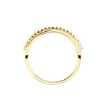 Bague The Crown Or Jaune Oxyde De Zirconium - Bagues avec pierre Femme | Histoire d&rsquo;Or