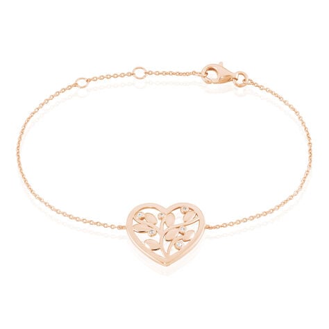 Bracelet Douglas Argent Rose Oxyde De Zirconium - Bracelets Femme | Histoire d’Or
