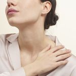 Boucles D'oreilles Puces Alais Plaqu&eacute; Or Jaune Oxyde De Zirconium - Boucles d'oreilles fantaisie Femme | Histoire d&rsquo;Or