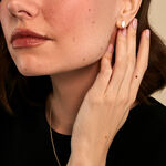 Boucles D'Oreilles Puces Elisud Or Jaune Nacre - Clous d'oreilles Femme | Histoire d&rsquo;Or