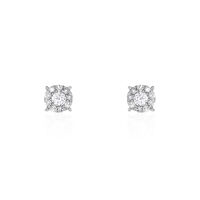 Boucles D'oreilles Puces Artemis Or Jaune Diamants