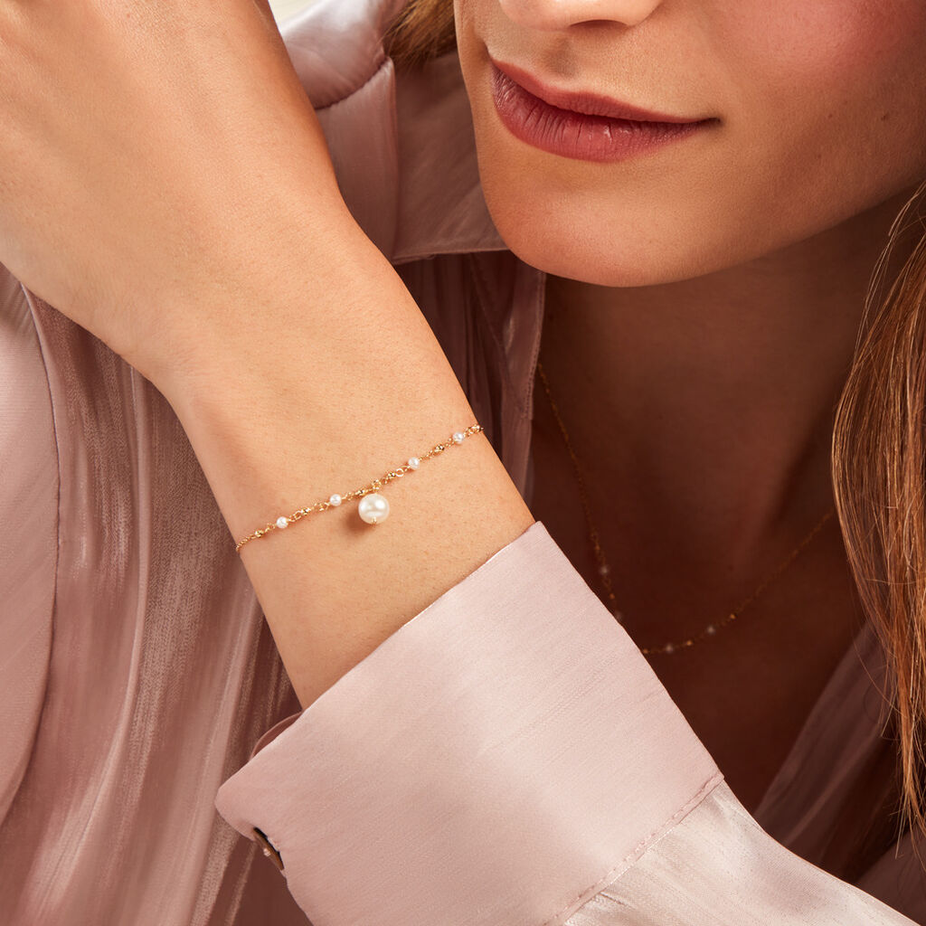 Bracelet Bindy Or Jaune Perle De Culture - Bracelets Femme | Histoire d’Or
