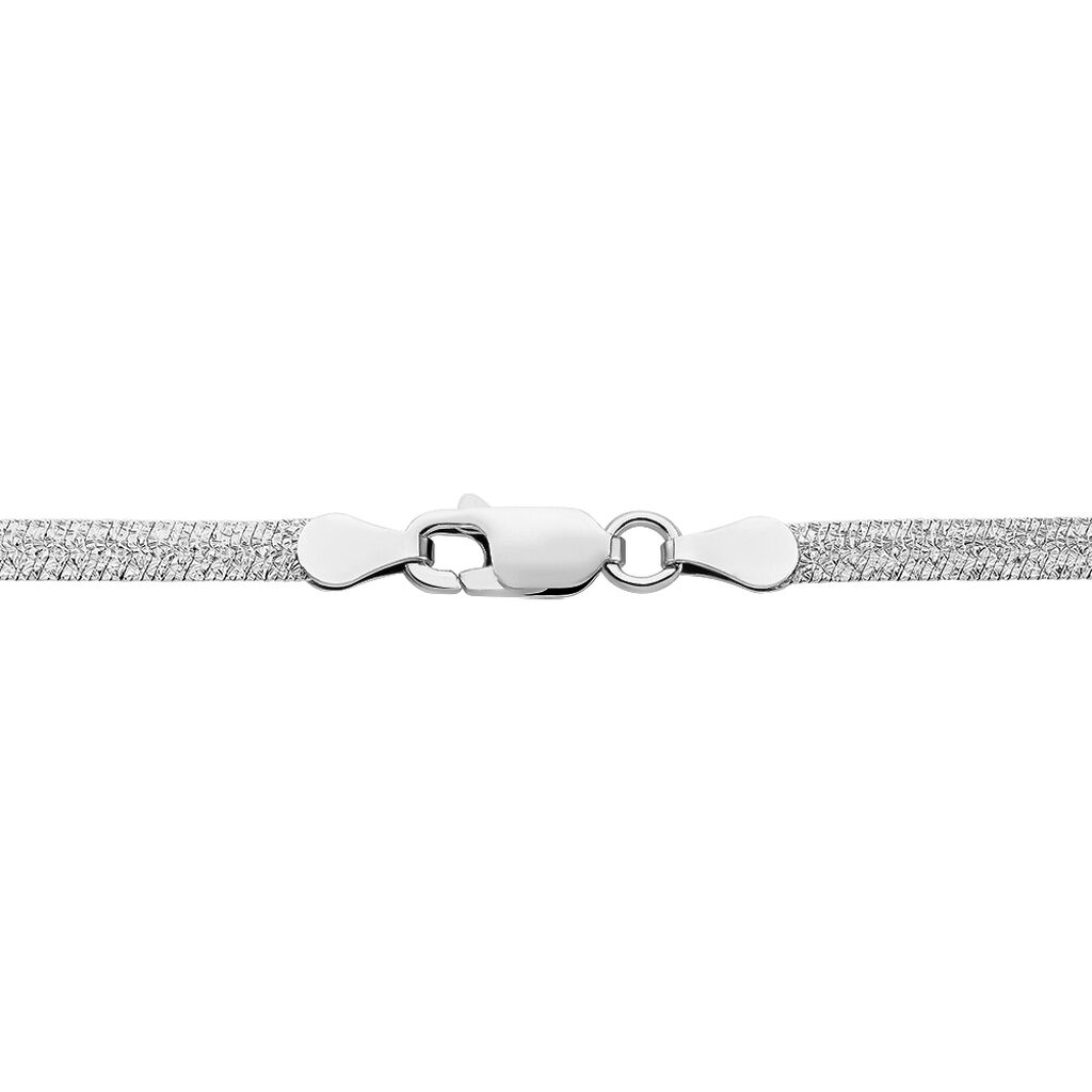 Collier Zoubeida Argent Blanc - Chaines Femme | Histoire d’Or