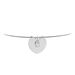 Bracelet Jonc Ylla Argent Blanc Oxyde De Zirconium - Bracelets Coeur Femme | Histoire d’Or