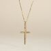 Pendentif Benny Croix Ciselee Or Jaune - Pendentifs Communion Femme | Histoire d’Or