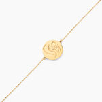 Bracelet Cobeia Maille For&ccedil;at Or Jaune - Bracelets Communion Enfant | Histoire d&rsquo;Or