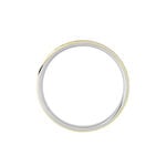 Alliance Serti Grains Ajoures Or Bicolore Diamant - Alliances Unisex | Histoire d&rsquo;Or