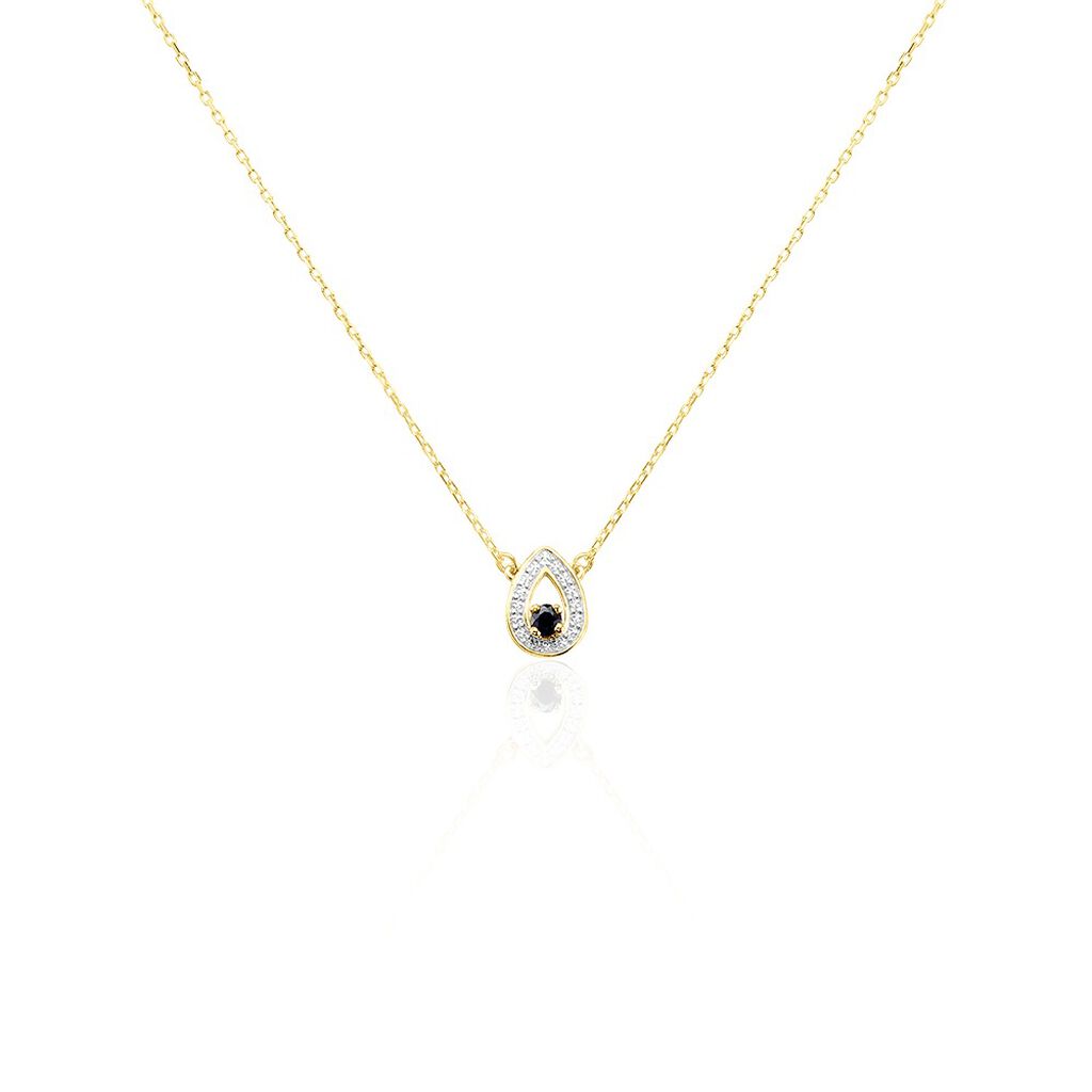 Collier Lareyna Or Bicolore Saphir - Colliers Femme | Histoire d&rsquo;Or