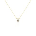 Collier Lareyna Or Bicolore Saphir - Colliers Femme | Histoire d&rsquo;Or