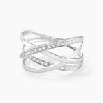 Bague Trisca Or Blanc Diamant - Bagues avec pierre Femme | Histoire d&rsquo;Or