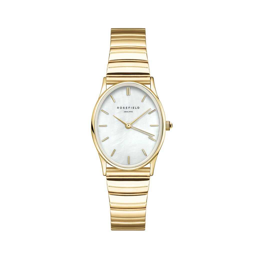 Montre Rosefield Oval Nacre Blanche - Montres Femme | Histoire d’Or
