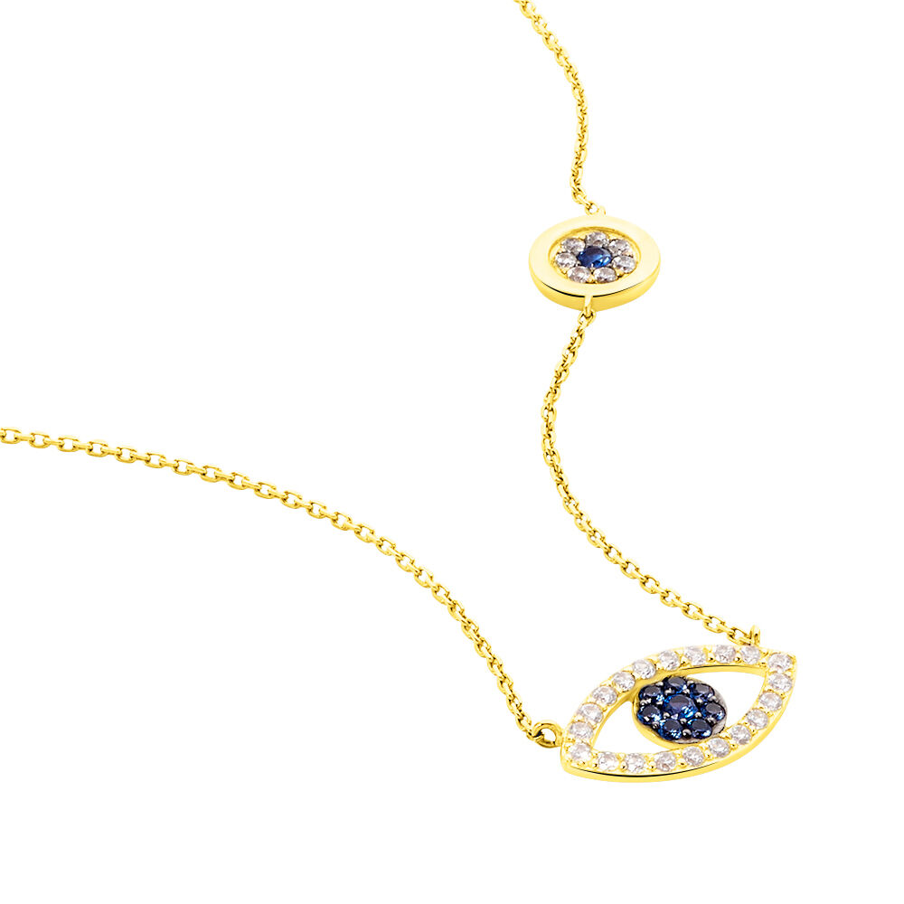 Collier oeil or clearance
