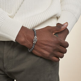 Bracelet Lisanne Acier Blanc - Bracelets fantaisie Homme | Histoire d’Or