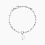 Bracelet Perla Argent Blanc Perle De Culture - Bracelets Femme | Histoire d&rsquo;Or