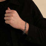Bracelet Tom Acier Blanc - Bijoux sans pierre Homme | Histoire d&rsquo;Or