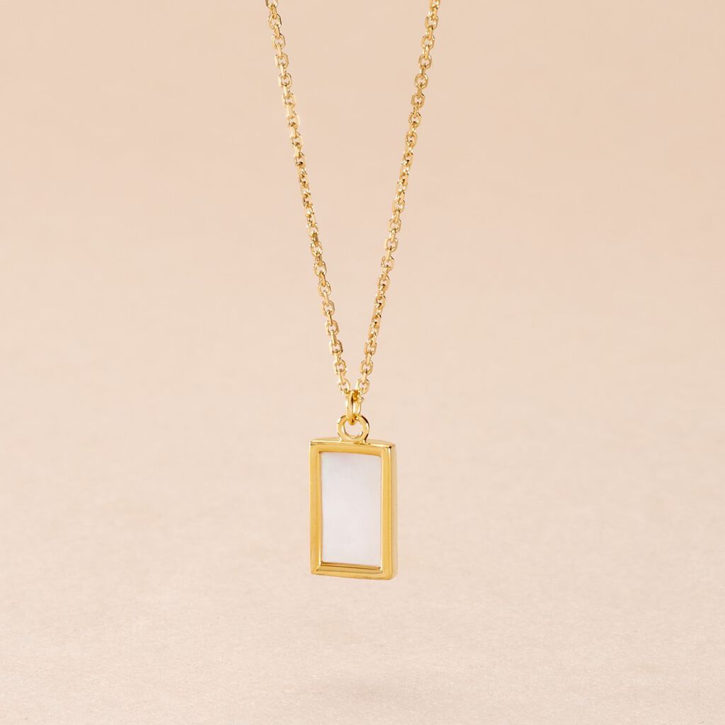 Collier Hallie Or Jaune Nacre - Colliers Femme | Histoire d’Or