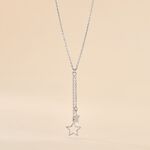 Collier Juliette Argent Blanc - Colliers fantaisie Femme | Histoire d&rsquo;Or