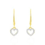 Boucles D'oreilles Pendantes Ursa Or Jaune Diamant - Boucles d'oreilles pendantes Femme | Histoire d&rsquo;Or