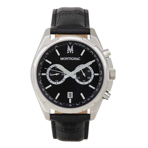 Montre Montignac S Chrono Noir - Montres Homme | Histoire d’Or