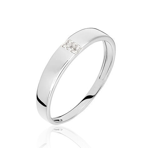 Bague Soha Or Blanc Diamant - Bagues avec pierre Femme | Histoire d’Or