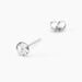 Boucles D'oreilles Puces Loeiza Argent Blanc Oxyde De Zirconium - Boucles d'oreilles fantaisie Femme | Histoire d’Or