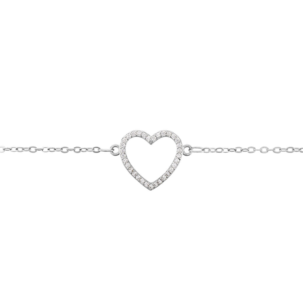 Bracelet Argent Blanc Gasparde Oxyde De Zirconium - Bracelets Femme | Histoire d’Or
