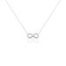 Collier Lou Argent Blanc Oxyde De Zirconium - Colliers Infini Femme | Histoire d’Or