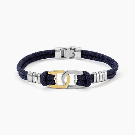 Bracelet Jourdan Calypso Cordon Bleu - Bracelets cordon Homme | Histoire d’Or