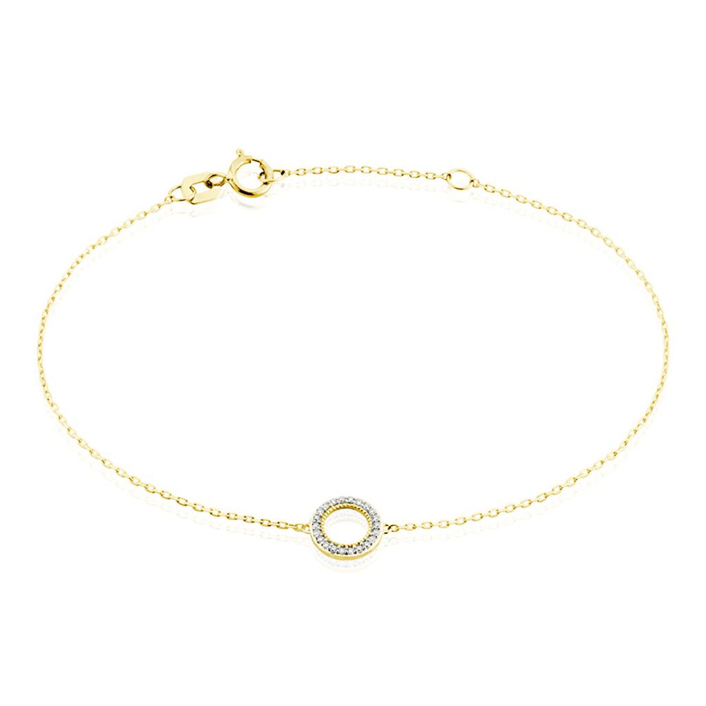 Bracelet Or Jaune Acantha Diamants - Bracelets Femme | Histoire d’Or