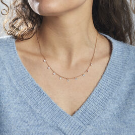 Collier Plaqué Or Oxydes De Zirconium - Colliers fantaisie Femme | Histoire d’Or
