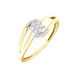 Bague Melinia Or Jaune Diamant - Bagues avec pierre Femme | Histoire d’Or