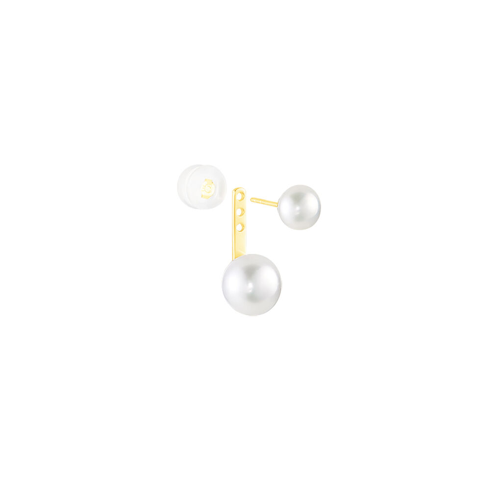 Bijoux D'oreilles Seona Or Jaune Perle De Culture - Ear cuffs Femme | Histoire d’Or
