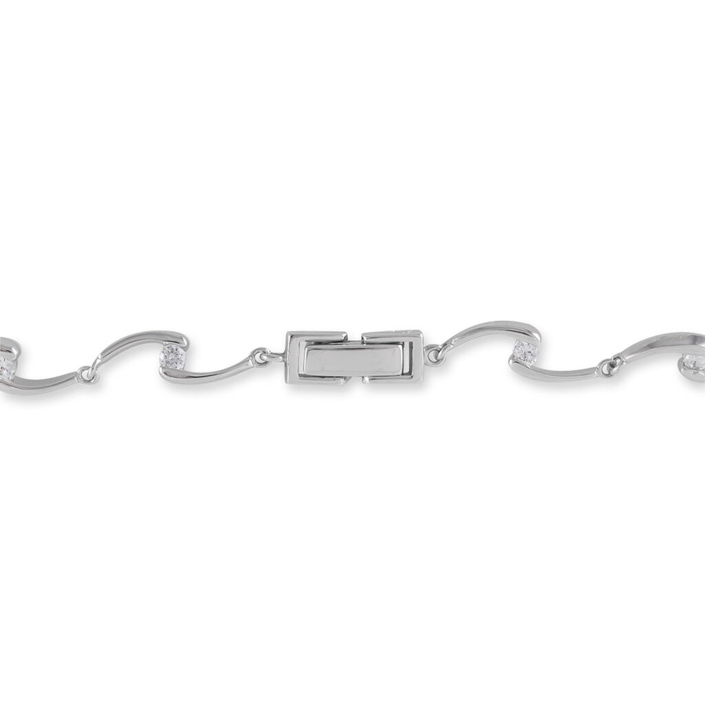 Bracelet Ezia Argent Blanc Oxyde De Zirconium - Bracelets Femme | Histoire d’Or
