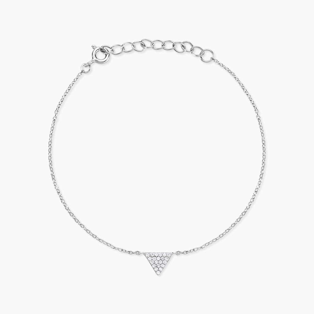 Bracelet Cassandre Argent Blanc Oxyde De Zirconium - Bracelets Femme | Histoire d&rsquo;Or