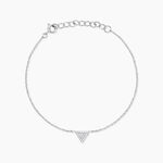 Bracelet Cassandre Argent Blanc Oxyde De Zirconium - Bracelets Femme | Histoire d&rsquo;Or