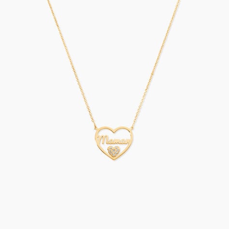 Collier Micarla Or Jaune Oxyde De Zirconium - F&ecirc;te des m&egrave;res Femme | Histoire d&rsquo;Or