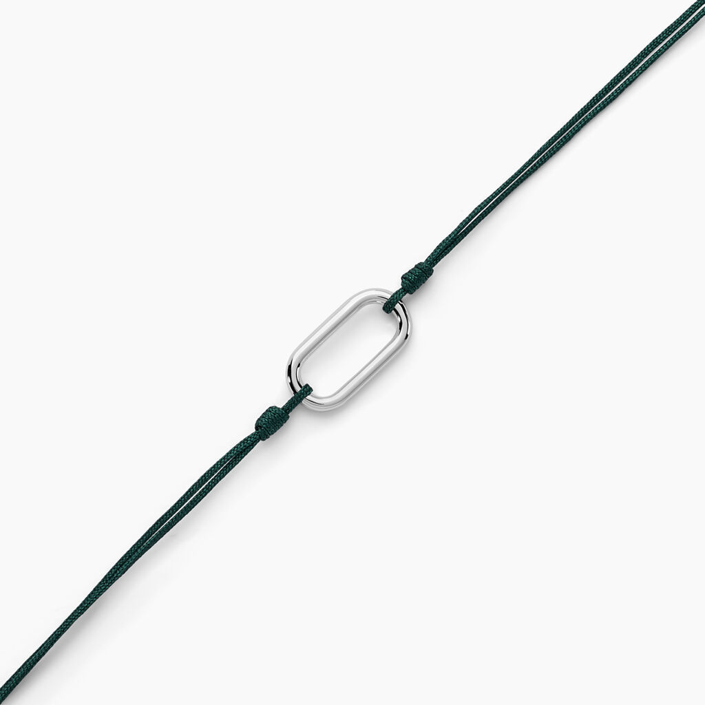Bracelet Infini Pop Argent Blanc - Bracelets cordon Famille | Histoire d’Or