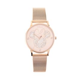 Montre Disney Doré Rose - Montres Femme | Histoire d’Or