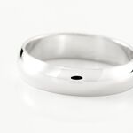 Alliance Alexyne Argent Blanc - Alliances Famille | Histoire d&rsquo;Or